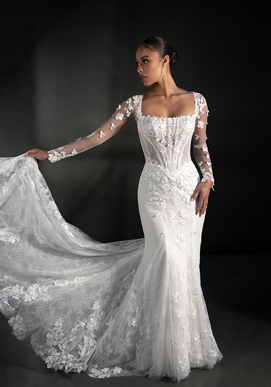 Martina Liana 1867 Fit-and-Flare Wedding Dress - 7