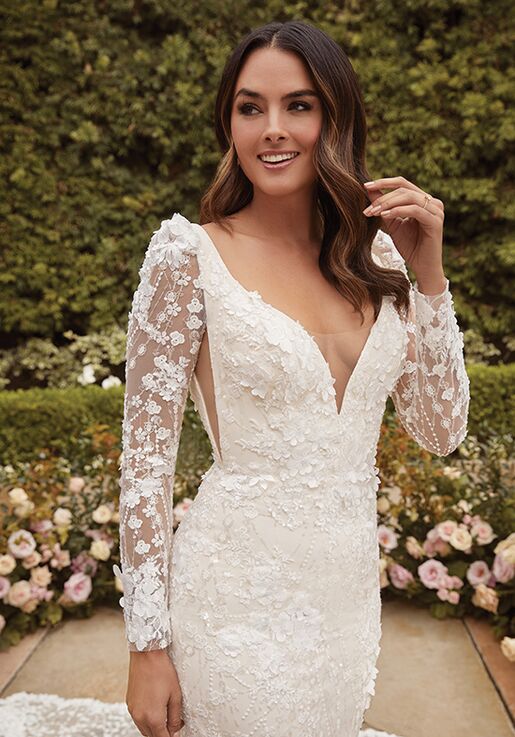 Casablanca Bridal 2476 Lauren Fit-and-Flare Wedding Dress - 6