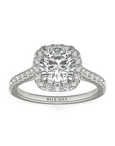 Blue Nile Round Cut Engagement Ring