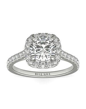 Blue Nile Round Cut Engagement Ring