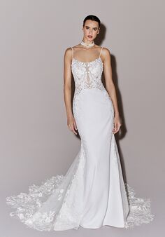 Justin Alexander Signature Promise Fit-and-Flare Wedding Dress