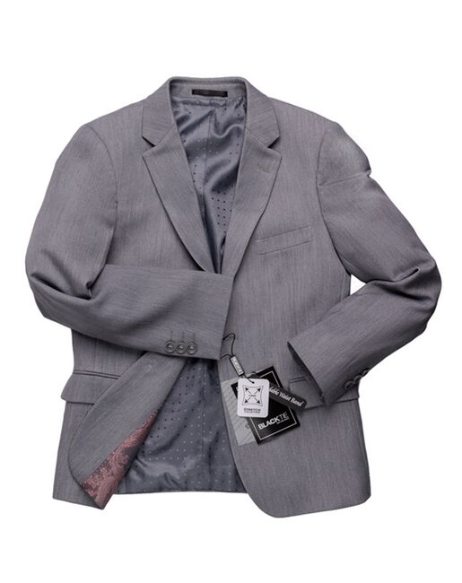 BLACKTIE "Liam" Vintage Grey Suit (5-Piece Set) Flower Girl Dress and Ring Bearer Outfit - 7