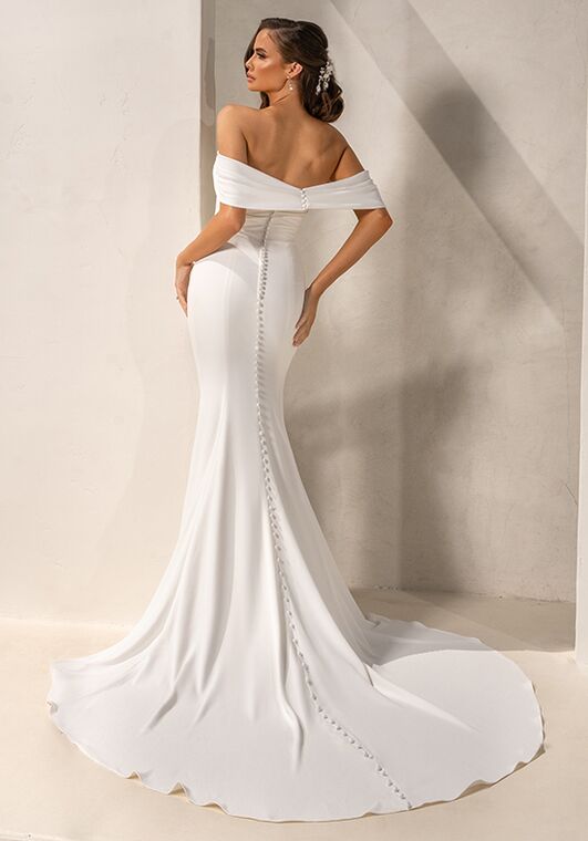 KITTYCHEN WILHELMINA, H2424 Fit-and-Flare Wedding Dress - 4