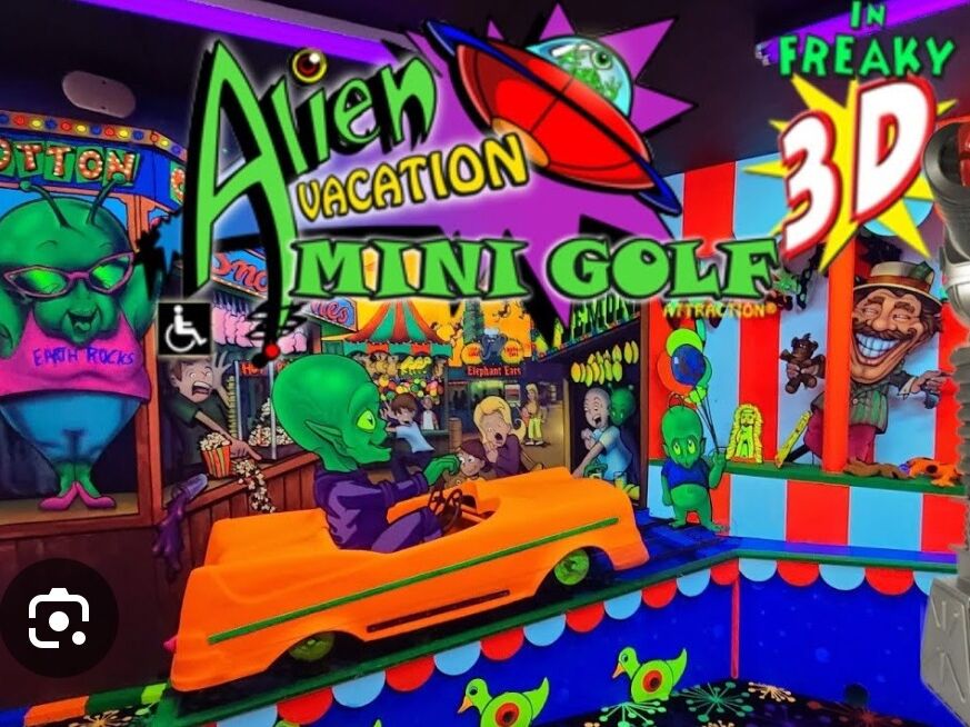 Picture of Alien Vacation Mini Golf Attraction at Castle Noel