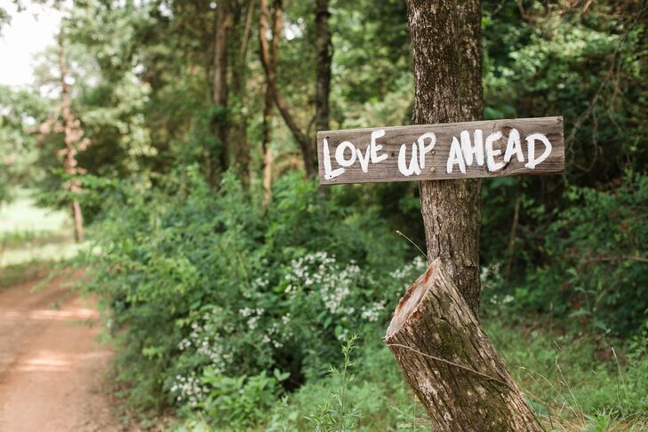 Rustic Wood Ceremony Sign