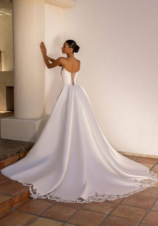 Moonlight Tango T203 A-Line Wedding Dress - 2