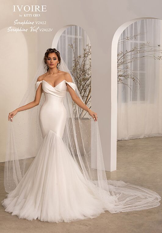 IVOIRE by KITTY CHEN SERAPHINA, V2412 Mermaid Wedding Dress - 7