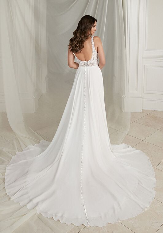 Justin Alexander Evie A-Line Wedding Dress - 5