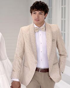 BLACKTIE NIGHT VINE Caramel Wedding Tuxedo Champagne Tuxedo