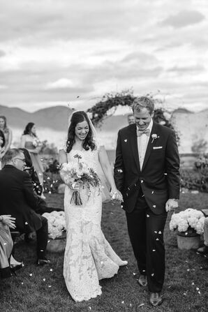 Heart-Shaped Confetti Recessional Throw
