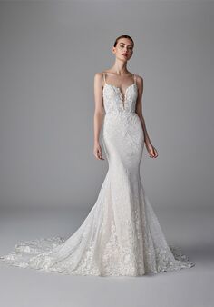 PRONOVIAS CLAUDIE Mermaid and Trumpet Wedding Dress