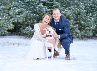 Emily Haffley and Branden Goetsch’s winter wedding exuded classic elegance, with thoughtful touches woven throughout giving the day plenty of personal