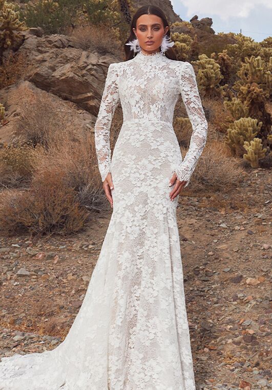 La Perle LP2417 Sheridan Sheath Wedding Dress - 3
