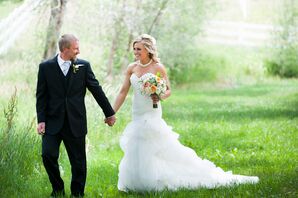 Erica and Jace at Crooked Willow Farms in Colorado