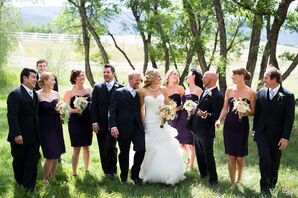 Purple Bridesmaid Dresses, Formal Black Tuxedos