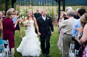 Erica and Jace Recessional at Crooked Willow Farms