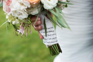 Personalized Religious Handkerchief Bouquet Wrap