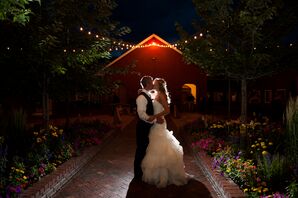 Erica and Jace at Crooked Willow Farms in Larkspur, Colorado