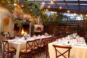 Indoor Restaurant Reception Setting