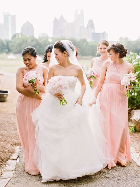 Pink Bridesmaid Dresses