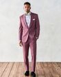 The Black Tux Rose Shawl Collar Tuxedo Pink Tuxedo - thumbnail - 1