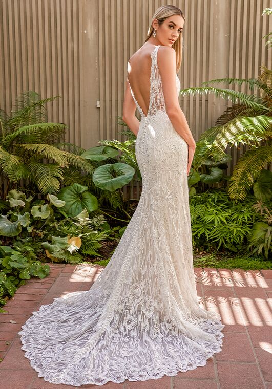 Jasmine Couture Lexi Fit-and-Flare Wedding Dress - 5
