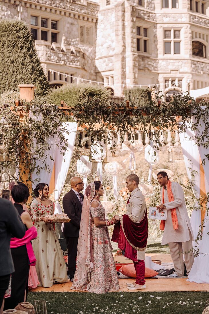 Traditional Hindu Ceremony at Hatley Castle in Colwood, British Columbia