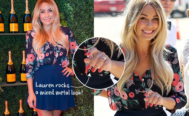 Lauren Conrad flashes her wedding band