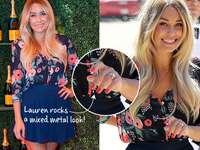Lauren Conrad flashes her wedding band