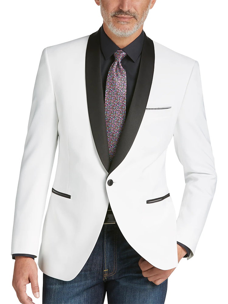 22 White Wedding Tuxedos That Are Undeniably Cool