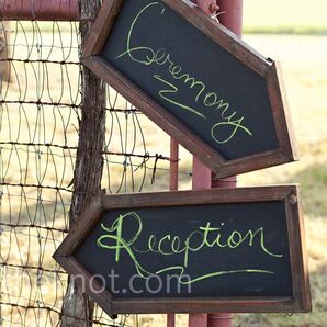 Chalkboard Wedding Signs