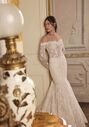 Justin Alexander Lolita Mermaid and Trumpet Wedding Dress - thumbnail - 4