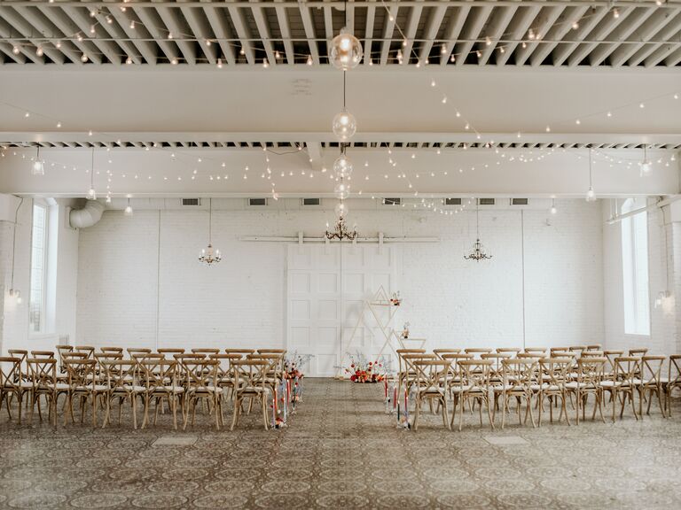 Industrial wedding venue in Brainerd, Minnesota.