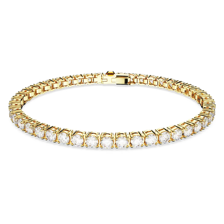 A crystal tennis bracelet from Swarovski for your 15th wedding anniversary