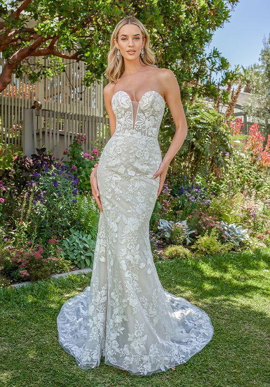 Jasmine Couture Sierra Fit-and-Flare Wedding Dress - 6