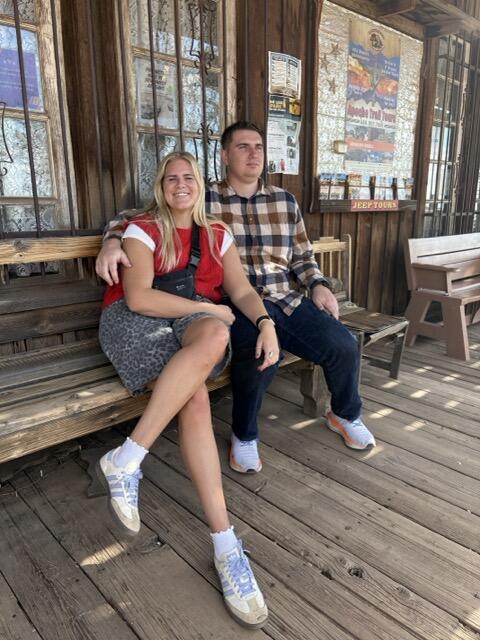 Took a trip down to Mesa, AZ to visit Ryan and Emily! For the most part Gracie had jokingly been suggesting visiting a reconstructed ghost town, complete with gold panning and gun fights. The best part of the trip however, was when the couple shared their first "I love you" after a fun date night out in the desert with Ryan and Emily. 