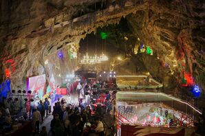 After-Party in Cave in Zhangjiajie, China