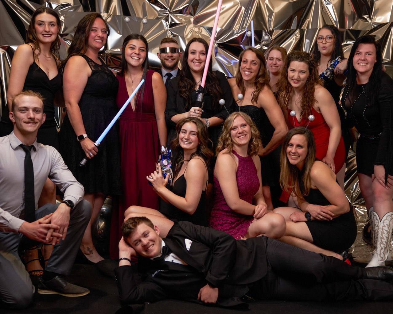 As a team we went to a life stories event and got to dress up fancy!