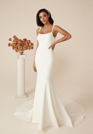 Justin Alexander Dillon Fit-and-Flare Wedding Dress