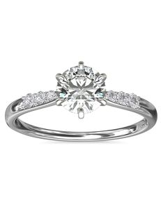 Blue Nile Round Cut Engagement Ring