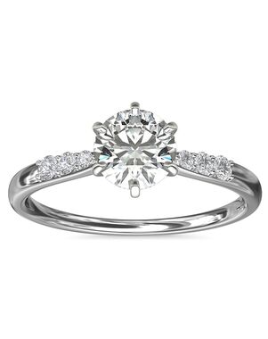 Blue Nile Round Cut Engagement Ring