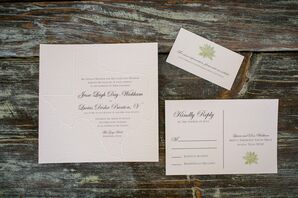 Simple Refined Classic Ivory Wedding Invitations