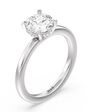 With Clarity Classic Princess, Cushion, Emerald, Pear, Radiant, Round, Oval Cut Engagement Ring - thumbnail - 2