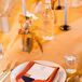 Orange-Centric Place Settings at the Ace Hotel and Swim Club in Palm Springs
