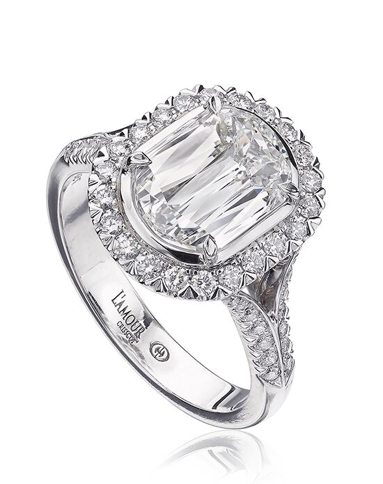 Christopher Designs Classic Emerald, Oval Cut Engagement Ring - 1