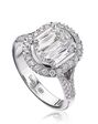 Christopher Designs Classic Emerald, Oval Cut Engagement Ring - thumbnail - 1