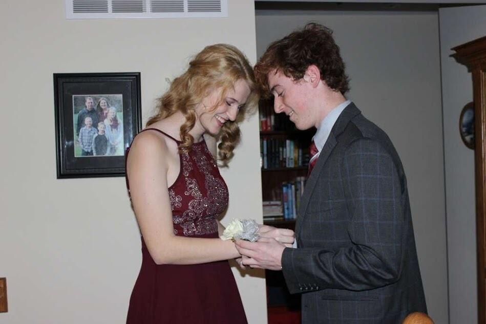 Dating in high school means going to winter formals...
