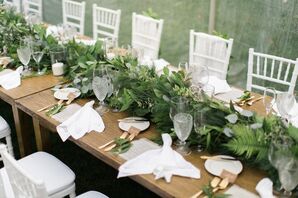 Fresh Garland Table Runner