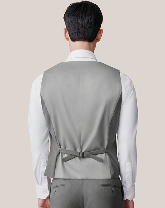 Birdy Grey Suits Josh Suit Vest in Gray Grey Tuxedo - 3