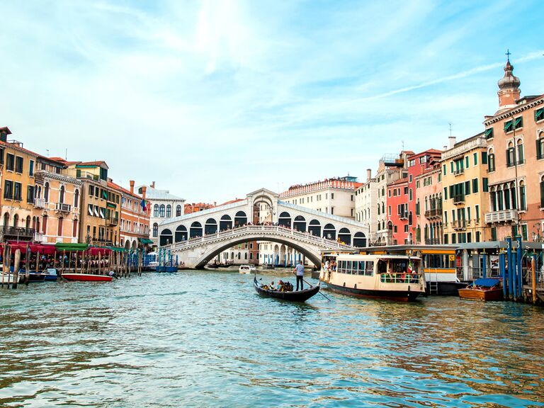 Gondola on the Grand Canal, Venice